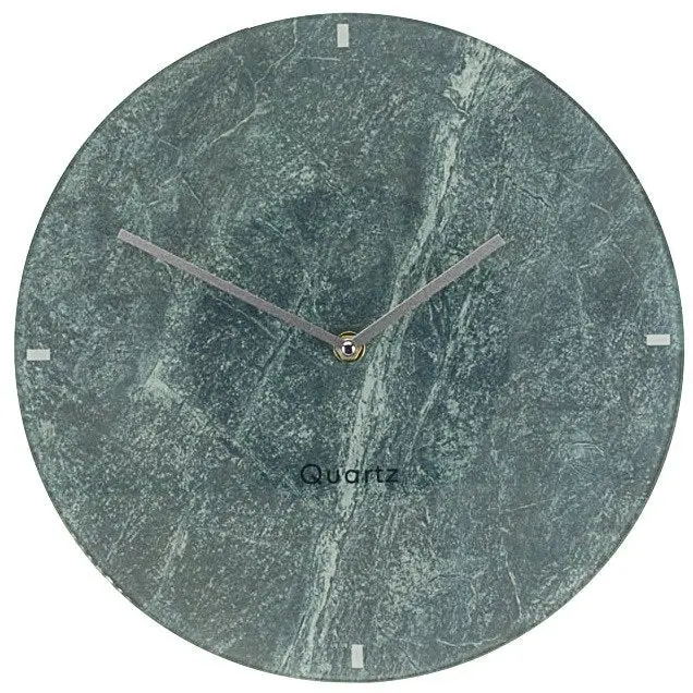 Tylko do końca tygodnia Zegar szklany MARBLE FINISH, Ø 30 cm