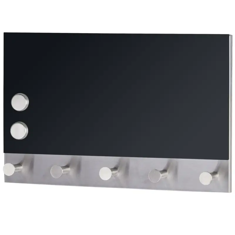 Tablica magnetyczna BLACK z wieszakami i magnesami, 30 x 19 cm, WENKO Darmowy zwrot