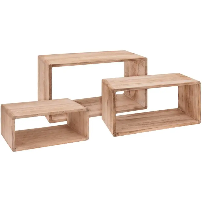 Dekoracyjna półka, 3 sztuki w komplecie, 45x20x25 Ograniczona ilość