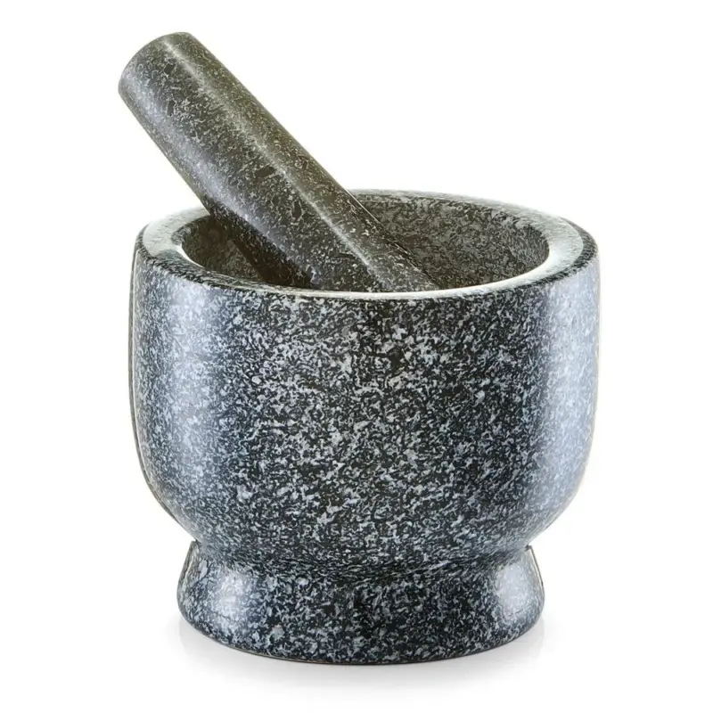 Cena promocyjna Moździerz kuchenny GRANIT z tłuczkiem, ZELLER, wys. 10 cm