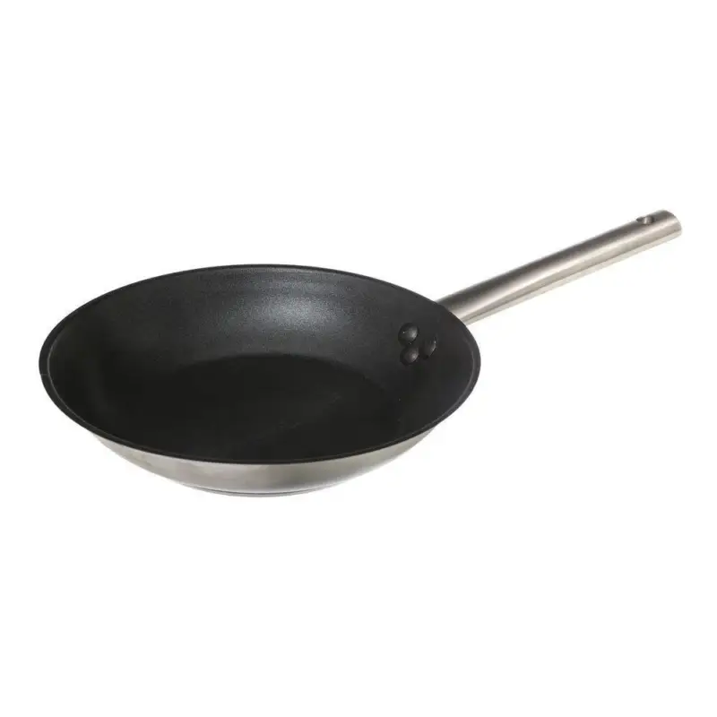 Wok ze stali nierdzewnej z powłoką teflonową, głęboka patelnia, ø29,5 cm Ostatnie sztuki