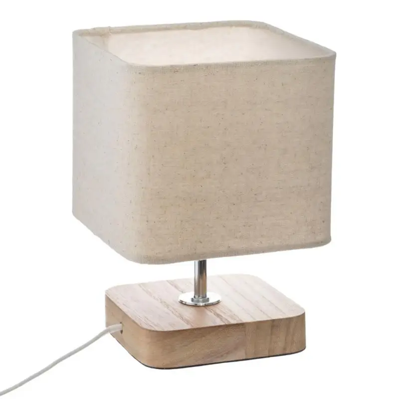 Lampa stołowa z kwadratowym abażurem, 24 cm Rabat