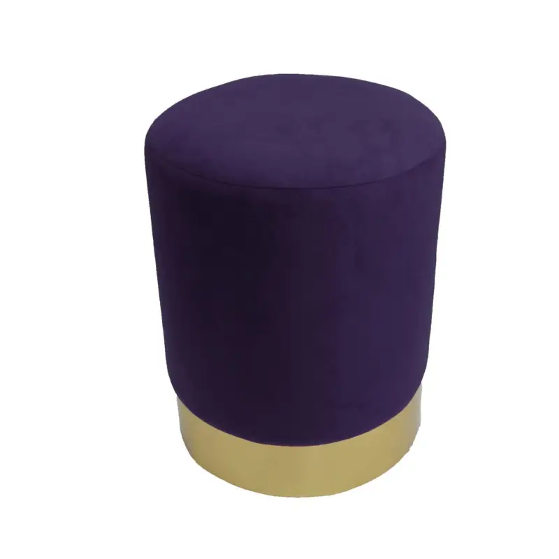 Darmowy zwrot Pufa dekoracyjna DUCHESSE, Ø 32 cm