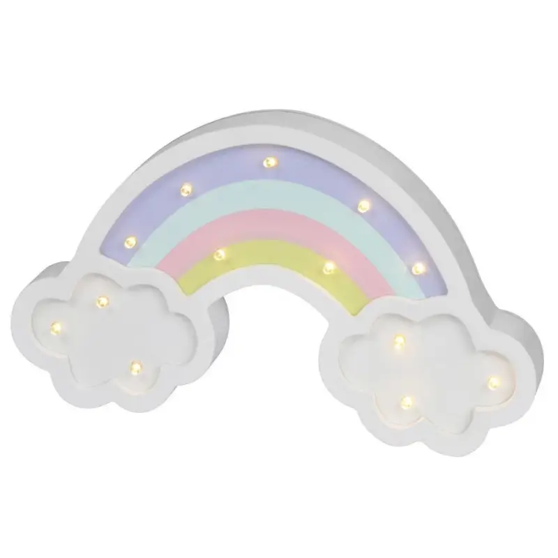 Dekoracja do pokoju dziecka tęcza LED, wys. 20 cm Wyprzedaż