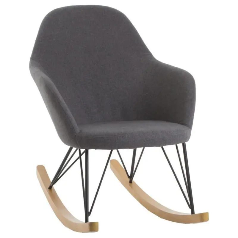 Wyjątkowa oferta Bujak EWAN, krzesło bujane, czarne