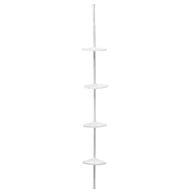 Bezpieczna płatność Półka teleskopowa pod prysznic 100-250 cm, 4 poziomy, narożna
