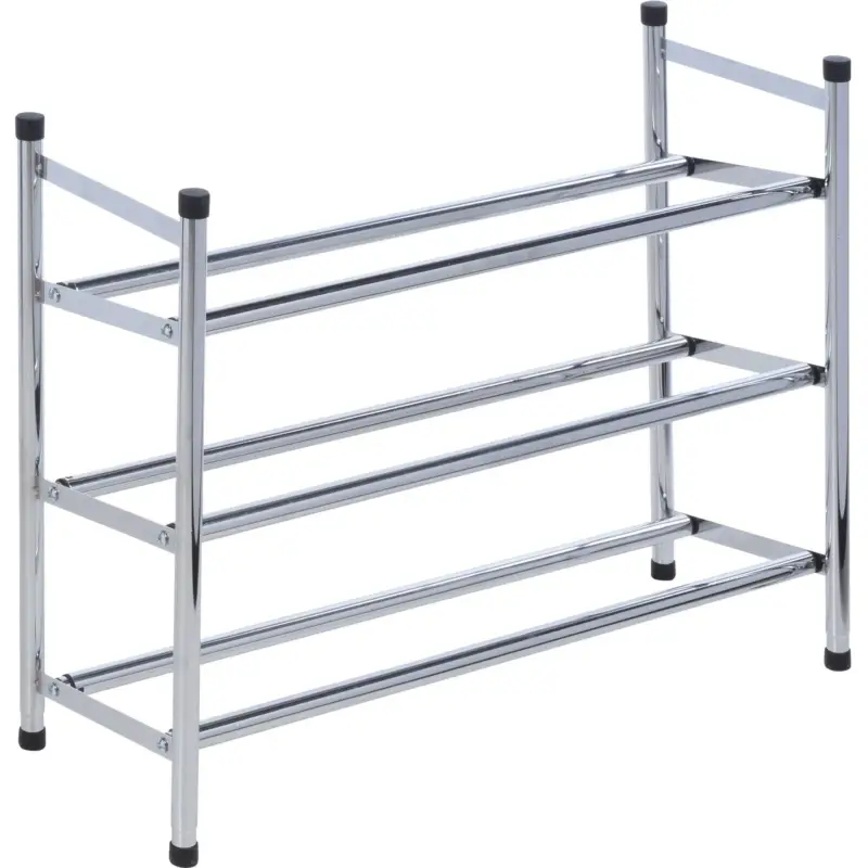 Bezpieczne zakupy Organizer na buty 3 poziomy, 68-118 cm, teleskopowy