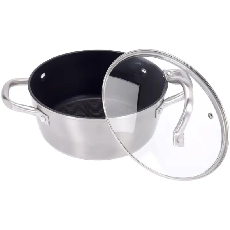 Bestseller Garnek z pokrywką Ø 20 x 9 cm, aluminium