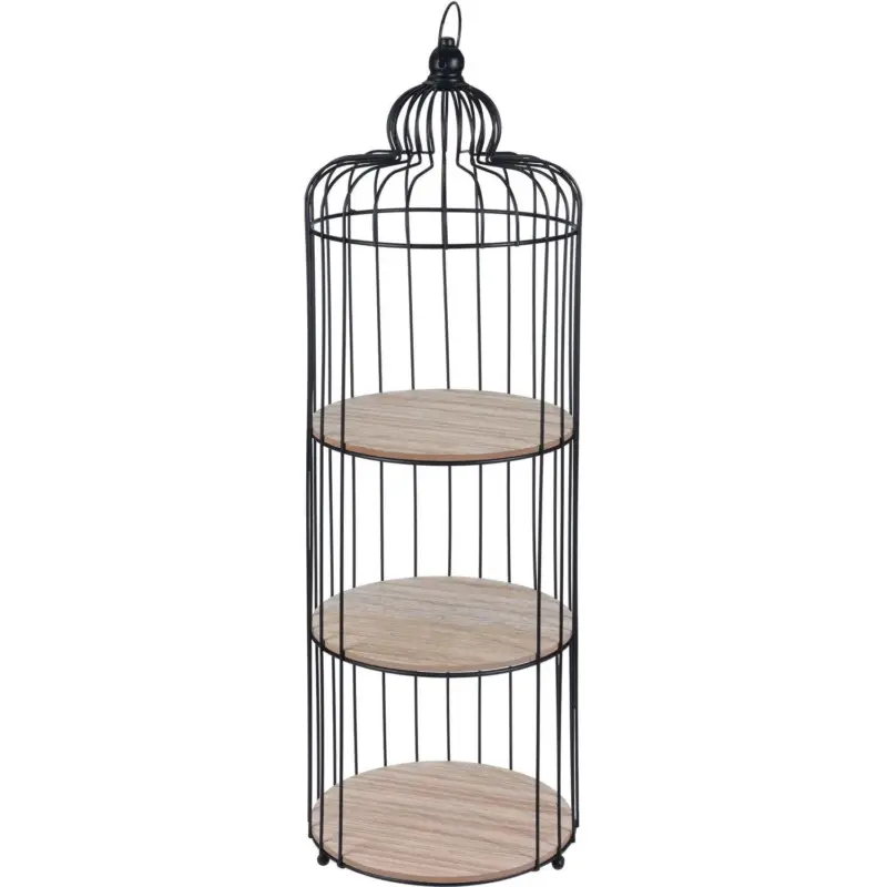 Półka dekoracyjna w kształcie klatki dla ptaków, 80 cm Premium