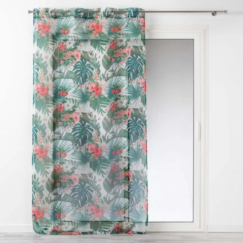 Firana okienna na przelotkach JARDIN EXOTIQUE, 140 x 240 cm Promocja