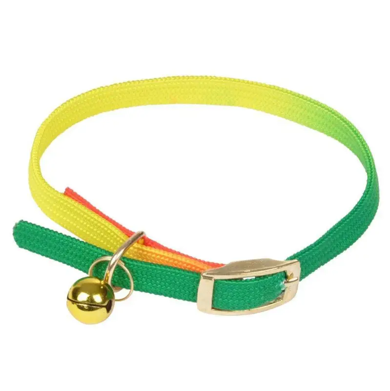 Wybór klientów Obroża dla kota z dzwoneczkiem, neonowa, 30 cm