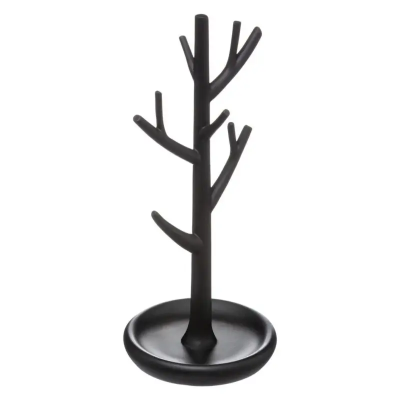 Stojak na biżuterię drzewko MASAI, 29 cm, czarny Promocja