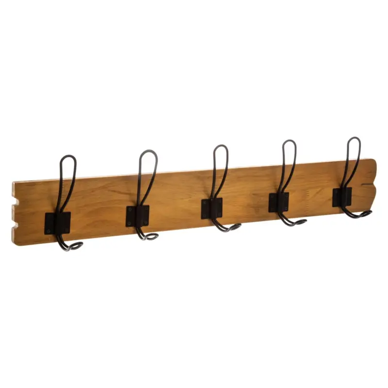 Wieszak na ścianę LOFT, 5 metalowych haczyków Kup online