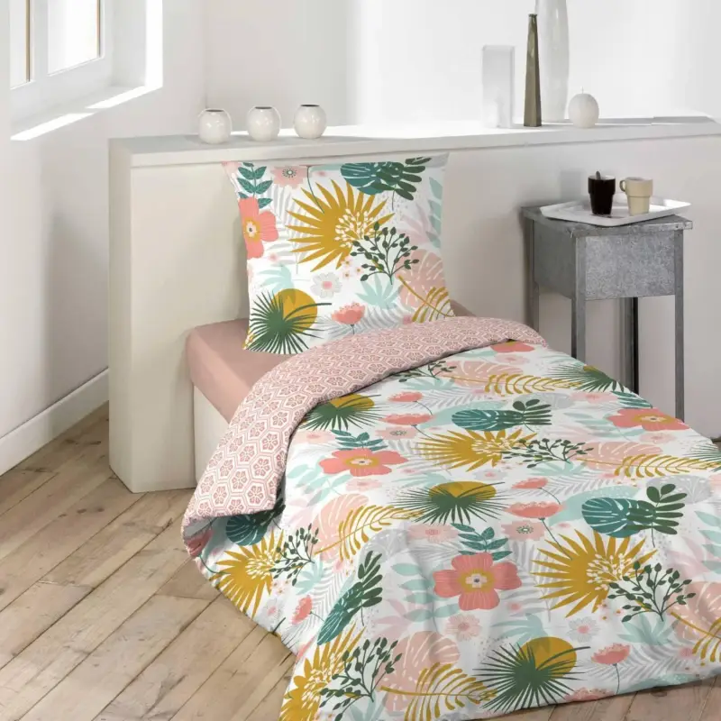 Kup online Komplet pościeli SOFT TROPIC, 140 x 200 cm, dwustronna