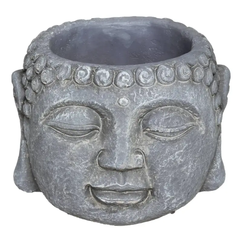 Doniczka budda, Ø 11,5 cm, cementowa Darmowa dostawa