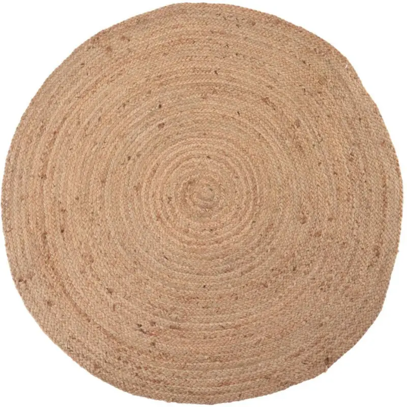 Dywan pleciony z juty, 90 cm, okrągły Szybka wysyłka