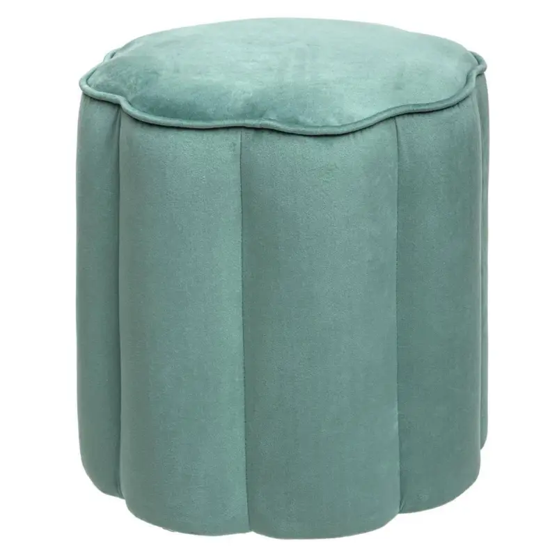 Taboret welurowy FLOWER, Ø 38 x 42 cm Kup teraz