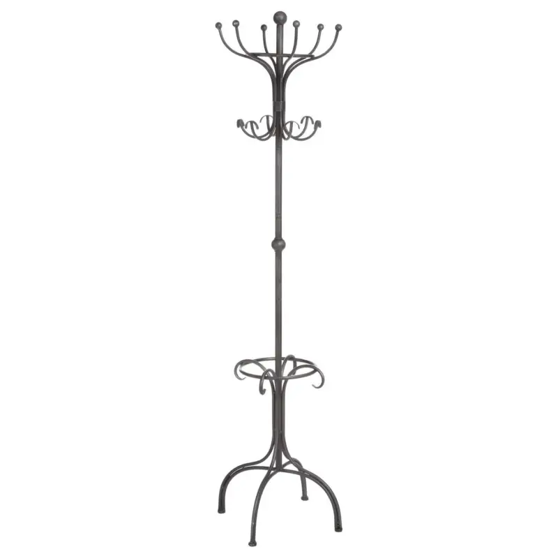 Łatwy zwrot Wieszak na ubrania do przedpokoju, 191 cm, metalowy