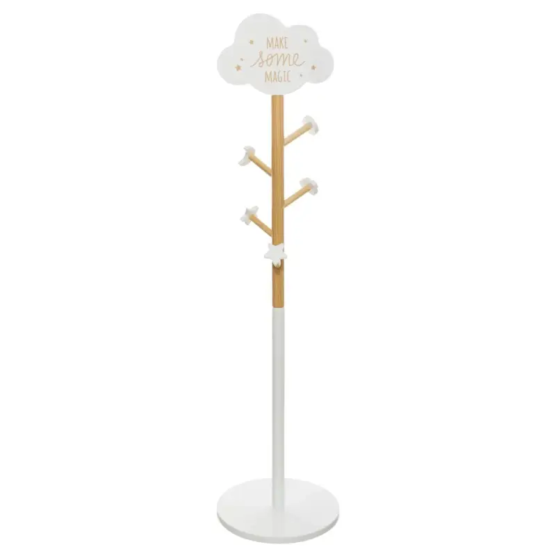 Wieszak na ubrania dla dziecka, MDF, 135,5 cm, z chmurką Dodaj do koszyka
