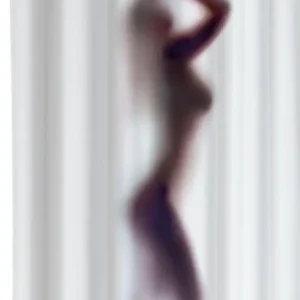 Promocja Zasłona prysznicowa, tekstylna, wzór sylwetka sexy, 180x200 cm, WENKO