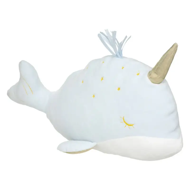 Rabat Pluszowy narwal, 45 cm