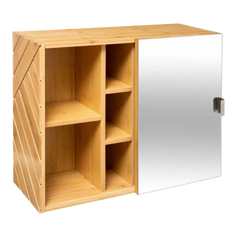 Szafka łazienkowa z lusterkiem i przegródkami, 55 x 45 cm Oferta