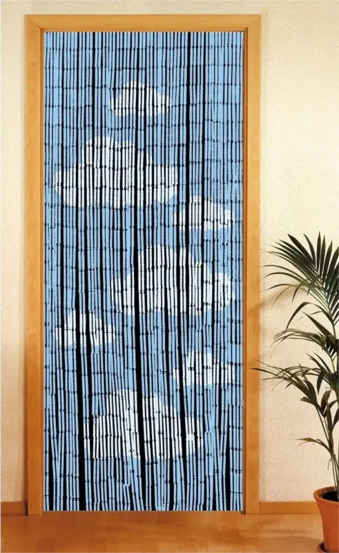 Niska cena OUTLET Zasłona bambusowa Clouds, 90x200 cm, WENKO