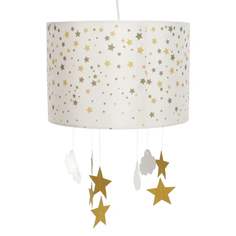 Super okazja Lampa do pokoju dziecięcego CLOUD, gwiazdki, Ø 30 cm