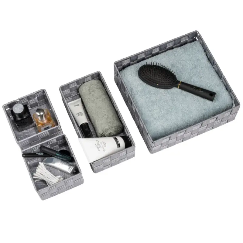 Zestaw koszyków do łazienki ADRIA, 4 organizery na kosmetyki, WENKO Oferta czasowa