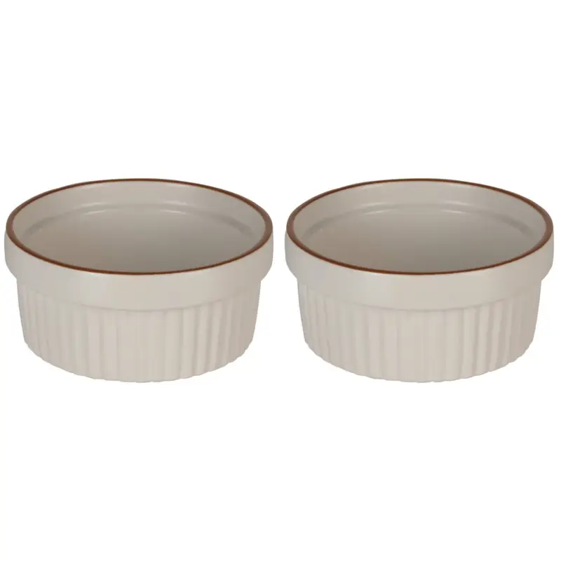 Naczynia do zapiekania w piekarniku, porcelanowe, 2 sztuki, 290 ml Tylko dziś