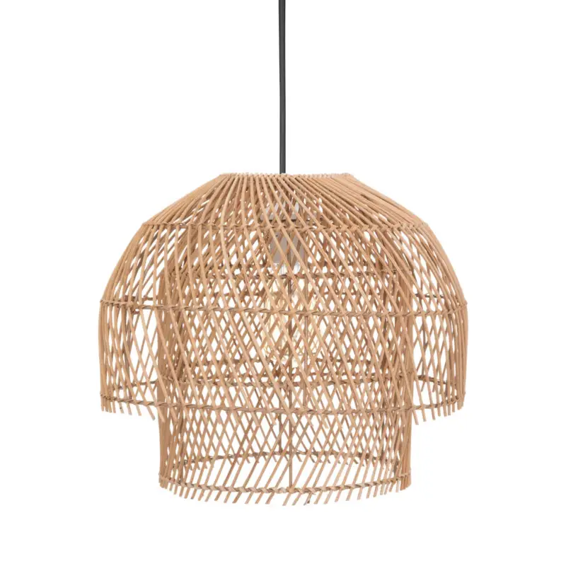 Lampa wisząca rattanowa KERY, Ø 38 cm Popularny