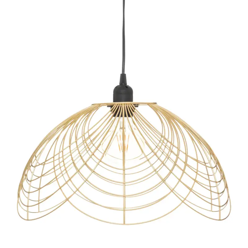 Nowoczesna lampa wisząca CARRIE, złota, Ø 38 cm Dodaj do koszyka