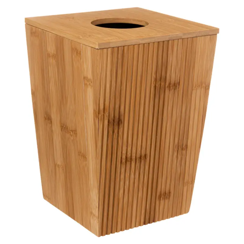 Kosz łazienkowy TERRE INCONNUE, bambusowy, 6 L Tani