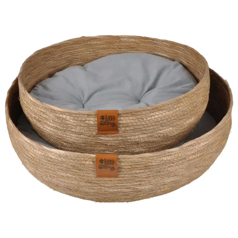 Zestaw plecionych koszy, hiacynt wodny, 2 szt. Premium