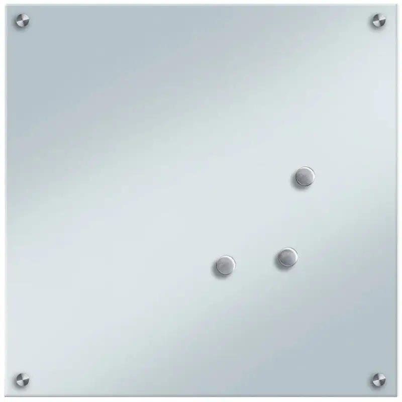 OUTLET Szklana tablica magnetyczna MEMO + 3 magnesy, 55x55 cm, ZELLER Wyjątkowa oferta