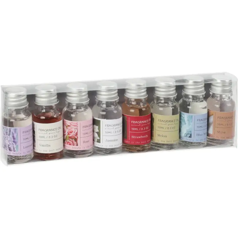 Wysoka jakość Zestaw do aromaterapii, 8 zapachów, 10 ml