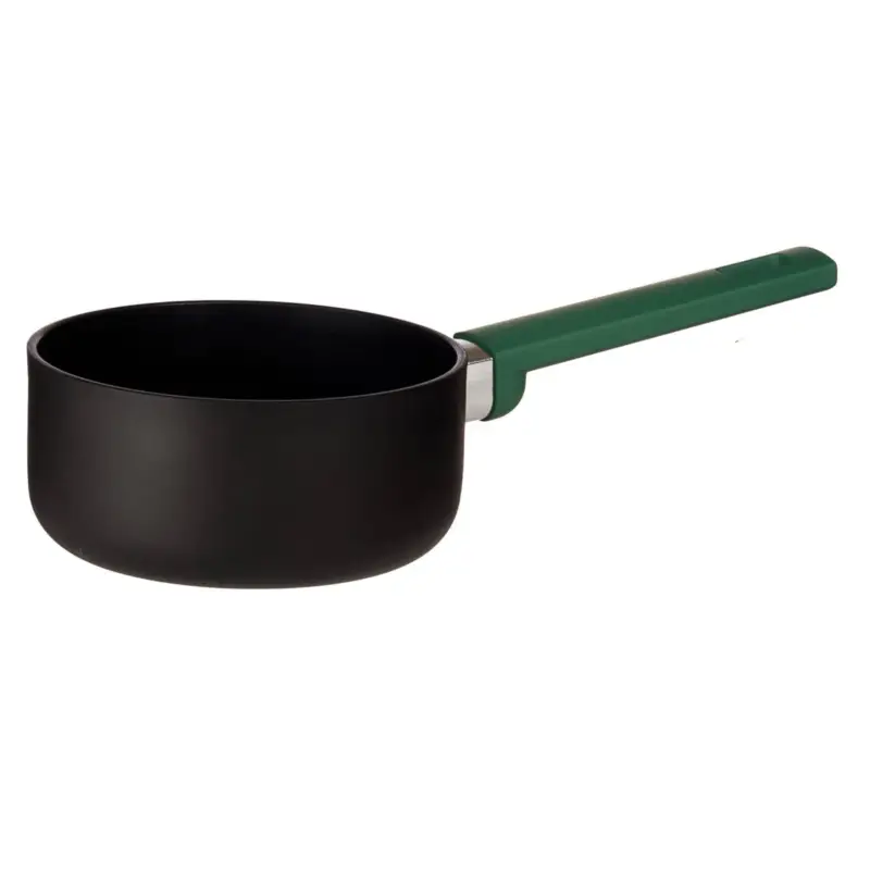 Aluminiowy rondel z zieloną rączką, Ø 16 cm Ostatnie sztuki