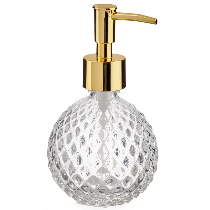 Bestseller Dozownik do mydła w kształcie szklanej kuli, 200 ml