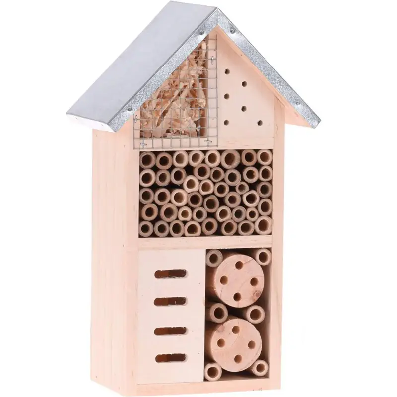 Oferta czasowa OUTLET Domek dla owadów, 15 x 9 x 26 cm, drewniany