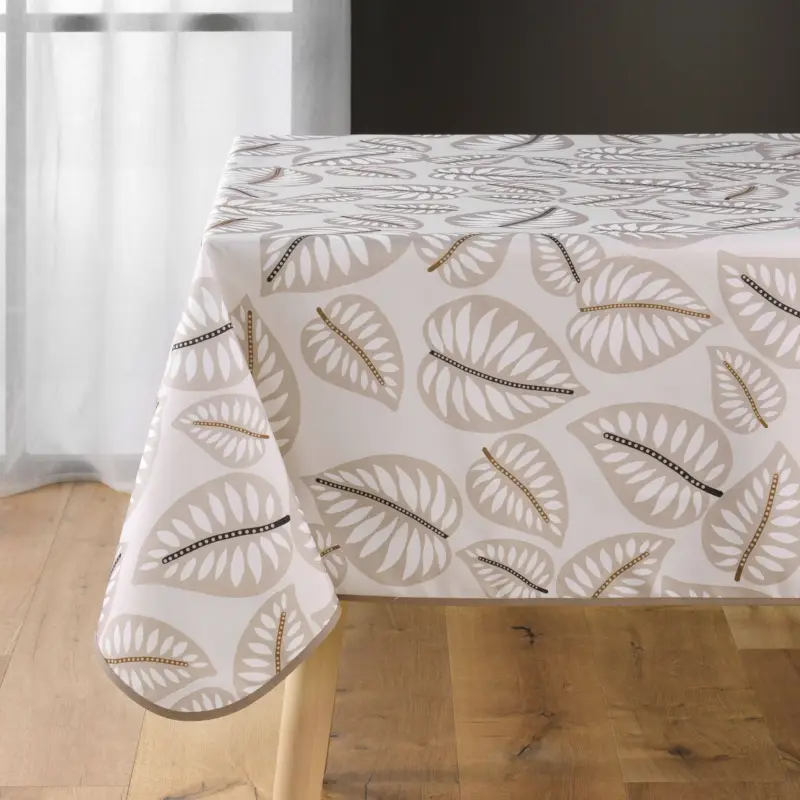 Kwadratowy obrus poliestrowy z nadrukiem ALMA, 150 x 150 cm Łatwy zwrot