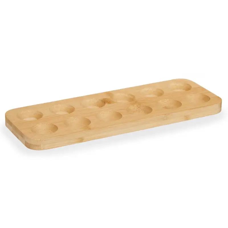 Bestseller Pojemnik na jajka do lodówki, bambusowy, 30 x 11,5 cm