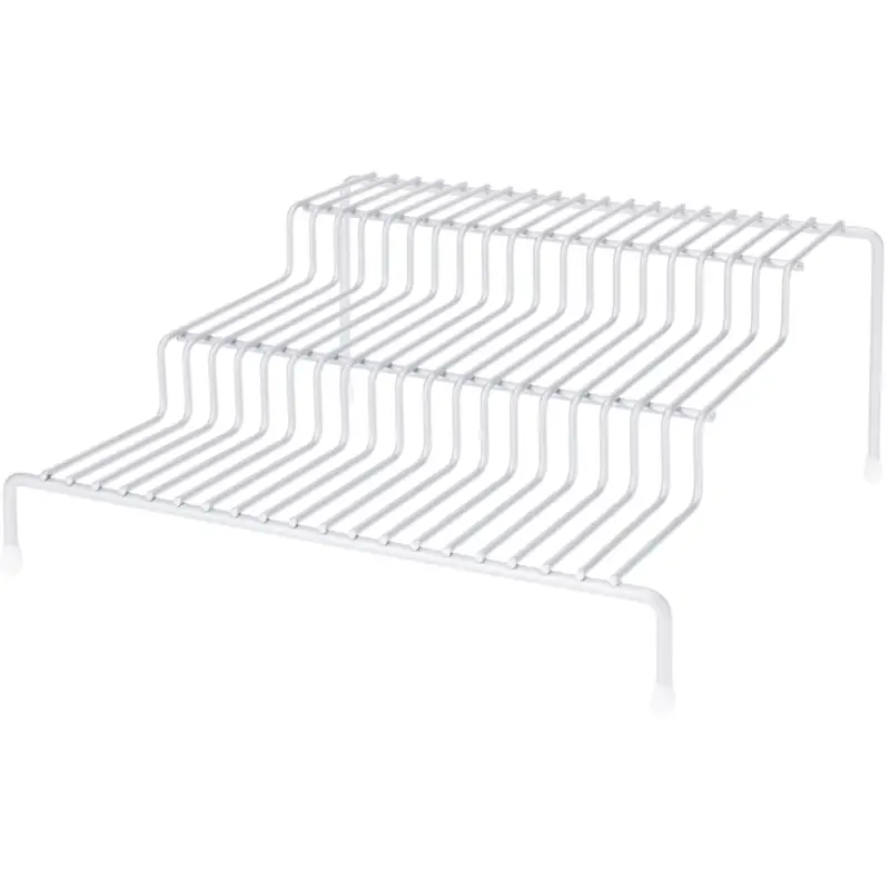 Oferta limitowana Półka na blat kuchenny, metalowa, 3 poziomy, 26 x 25 x 11,5 cm