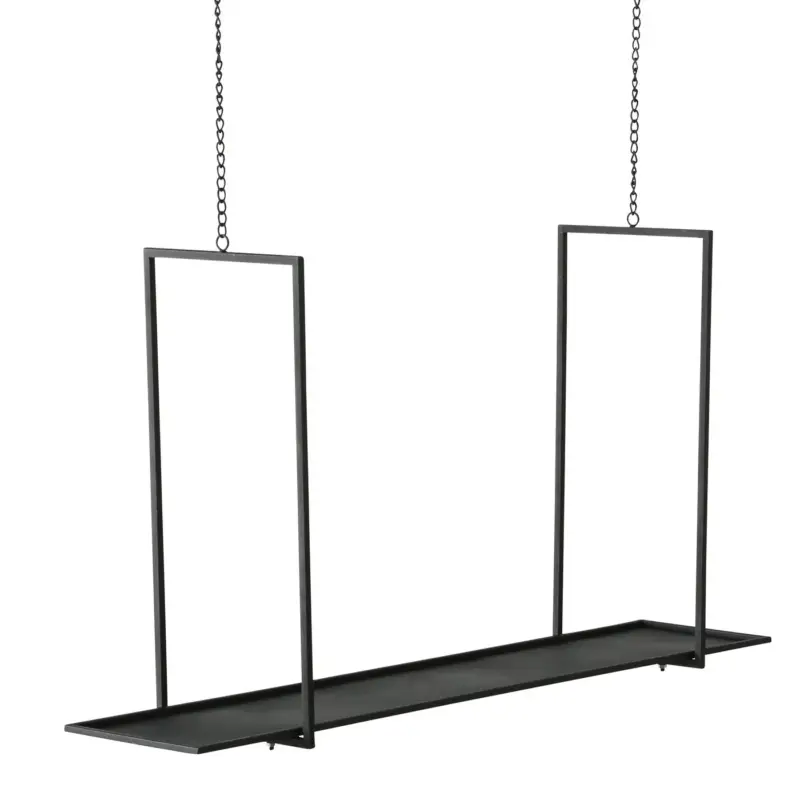 Wisząca półka dekoracyjna z metalu, FRIDOLIN, 100 cm Bezpieczne zakupy