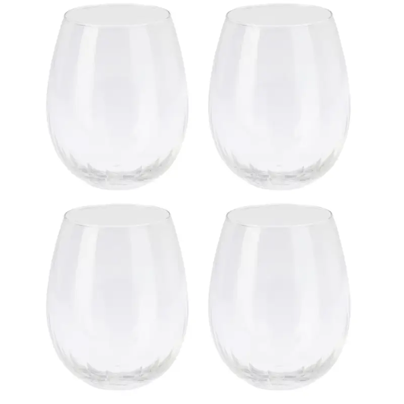 Zestaw pękatych szklanek, 440 ml, 4 szt. Bezpieczna płatność