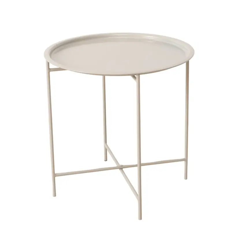 Metalowy stolik pomocniczy ROCKO, Ø 46 cm Tani