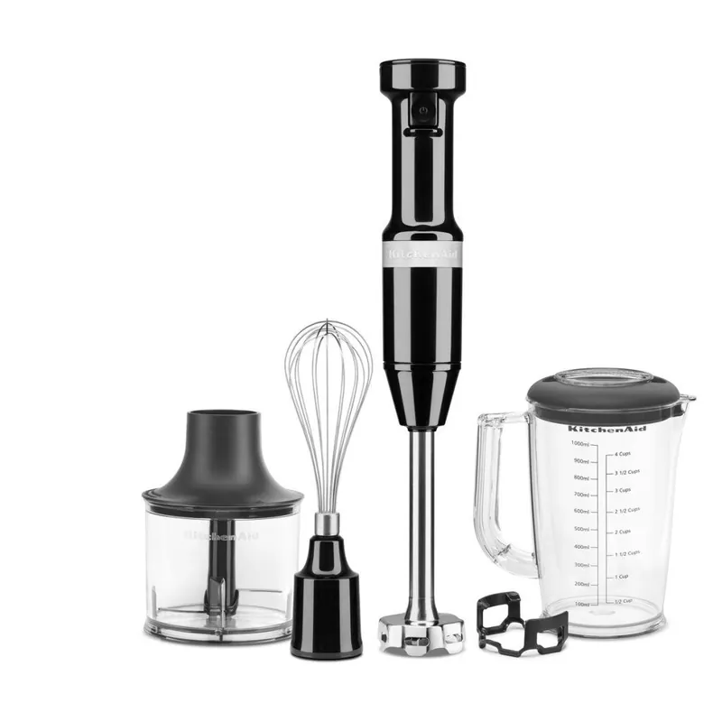 Blender ręczny 5KHBV83EOB, czarny, KitchenAid Łatwy zwrot