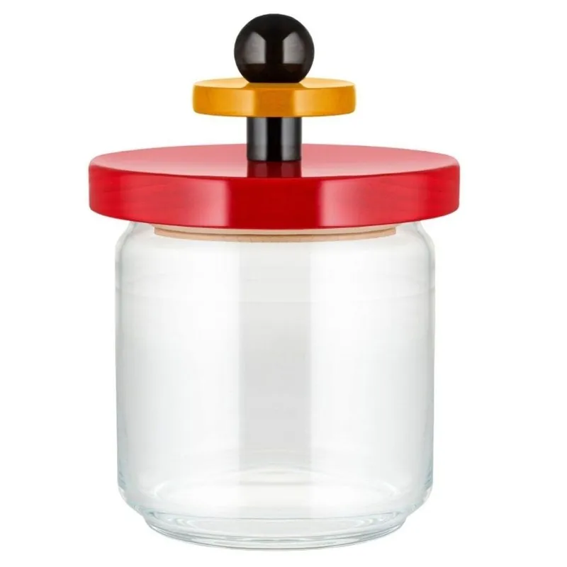 Najlepsza cena Pojemnik kuchenny 100 COLLECTION 750 ml, czerwony, szkło, Alessi