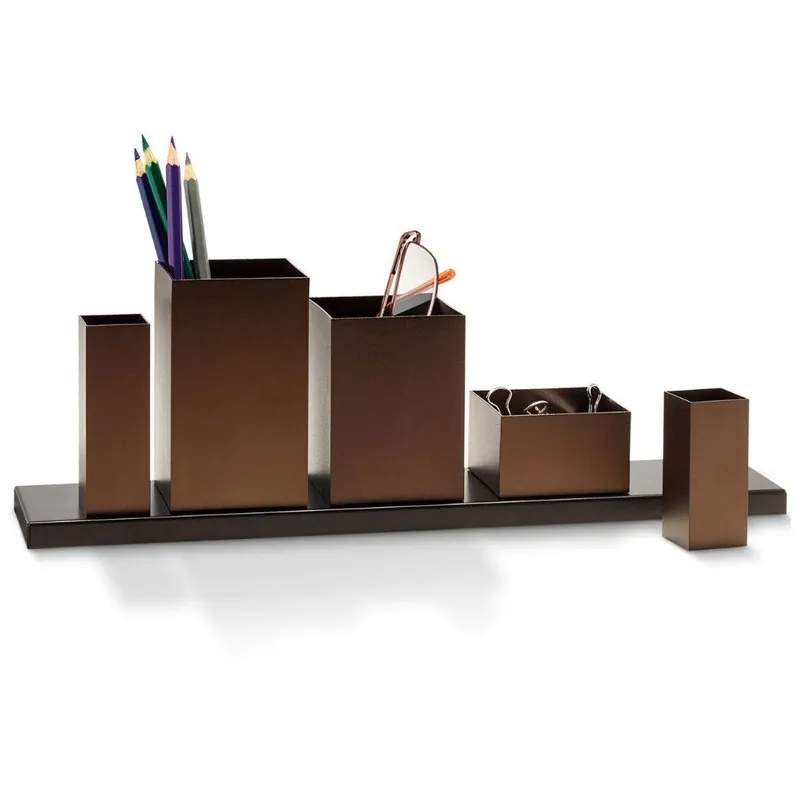 Organizer na biurko THEO 37 cm, brązowy, Philippi Szybka dostawa
