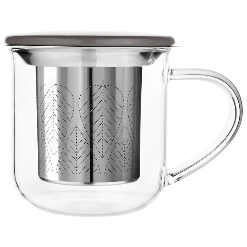 Kubek z zaparzaczką MINIMA EVA 400 ml, szary, Viva Scandinavia Zniżka