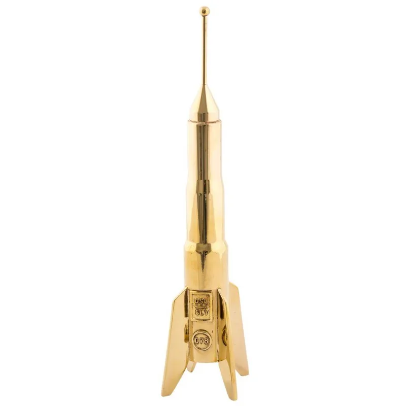 Świecznik na świece stołowe COSMIC DINER LUNAR 24 cm, mosiądz, Seletti Cena promocyjna